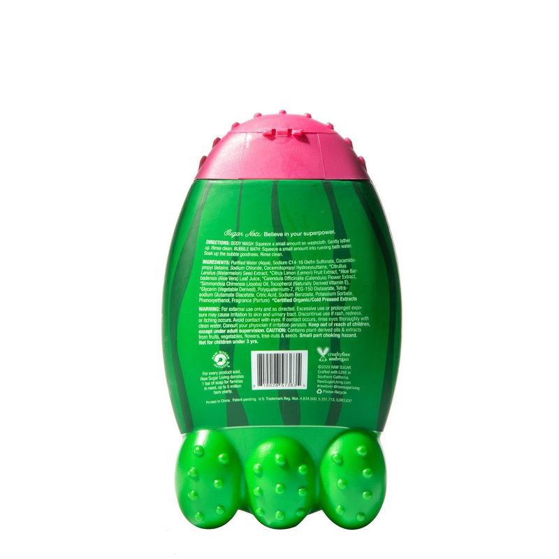 slide 2 of 5, Raw Sugar Kids Bubble Bath + Body Wash - Watermelon Lemonade - 12 fl oz, 12 fl oz