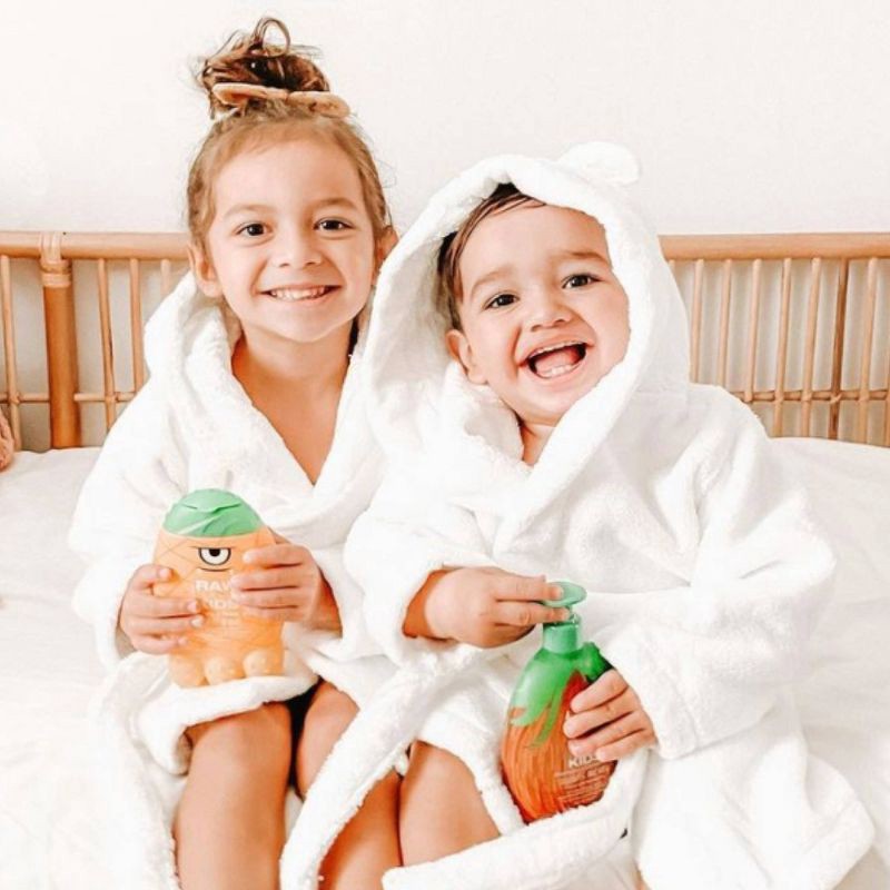 slide 2 of 5, Raw Sugar Kids Bubble Bath + Body Wash Pineapple Orange - 12 fl oz, 12 fl oz