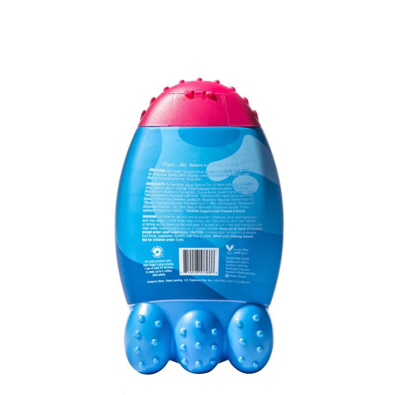slide 2 of 5, Raw Sugar Kids Bubble Bath + Body Wash - Superberry Cherry - 12 fl oz, 12 fl oz