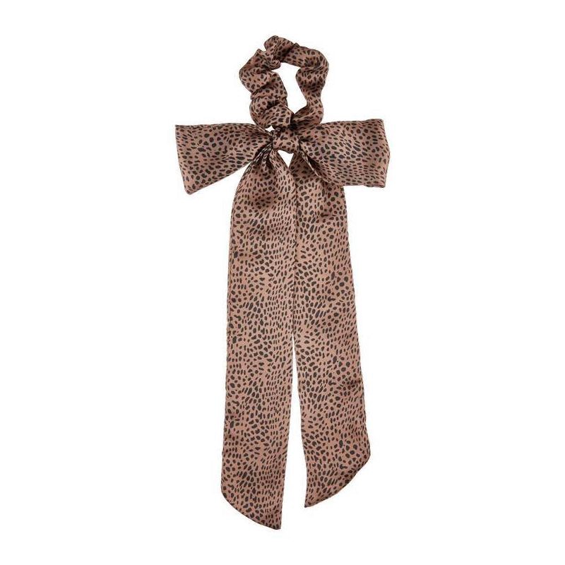 slide 3 of 4, Kristin Ess Scrunchie + Scarf Set - Cheetah, 1 ct