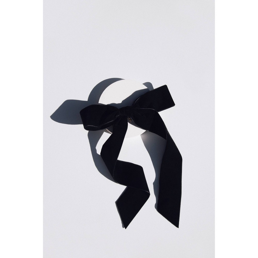 slide 4 of 4, Kristin Ess Bow Slide - Black, 1 ct