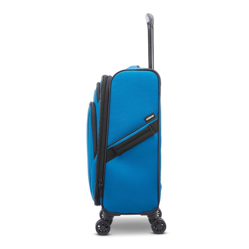 slide 2 of 10, American Tourister Phenom Softside Carry On Spinner Suitcase - Blue, 1 ct