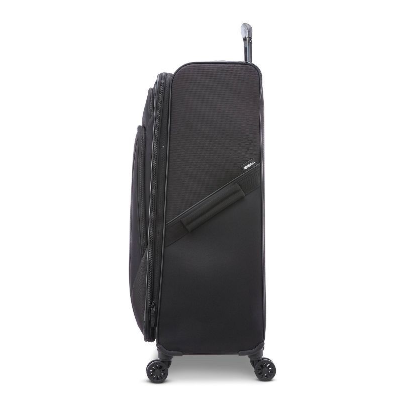 slide 2 of 10, American Tourister Phenom Softside Large Checked Spinner Suitcase - Black, 1 ct
