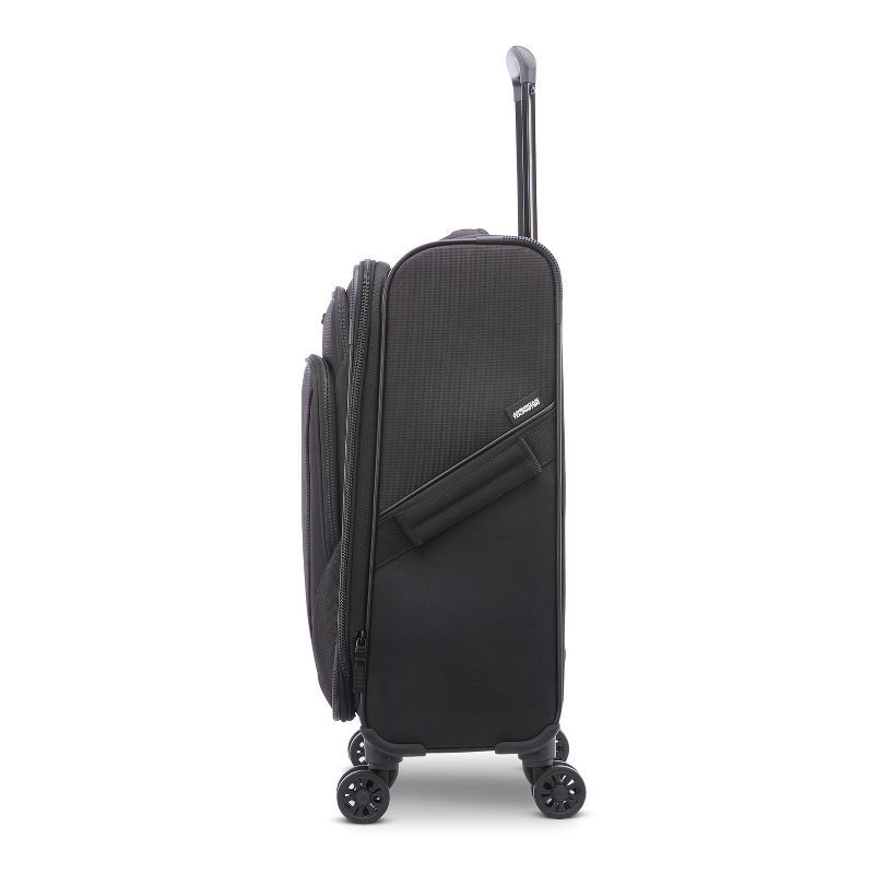 slide 2 of 10, American Tourister Phenom Softside Carry On Spinner Suitcase - Black, 1 ct