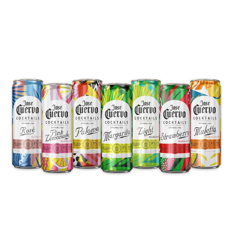 slide 7 of 8, Jose Cuervo Sparkling Margarita Cocktail - 4pk/12 fl oz Cans, 4 ct; 12 fl oz