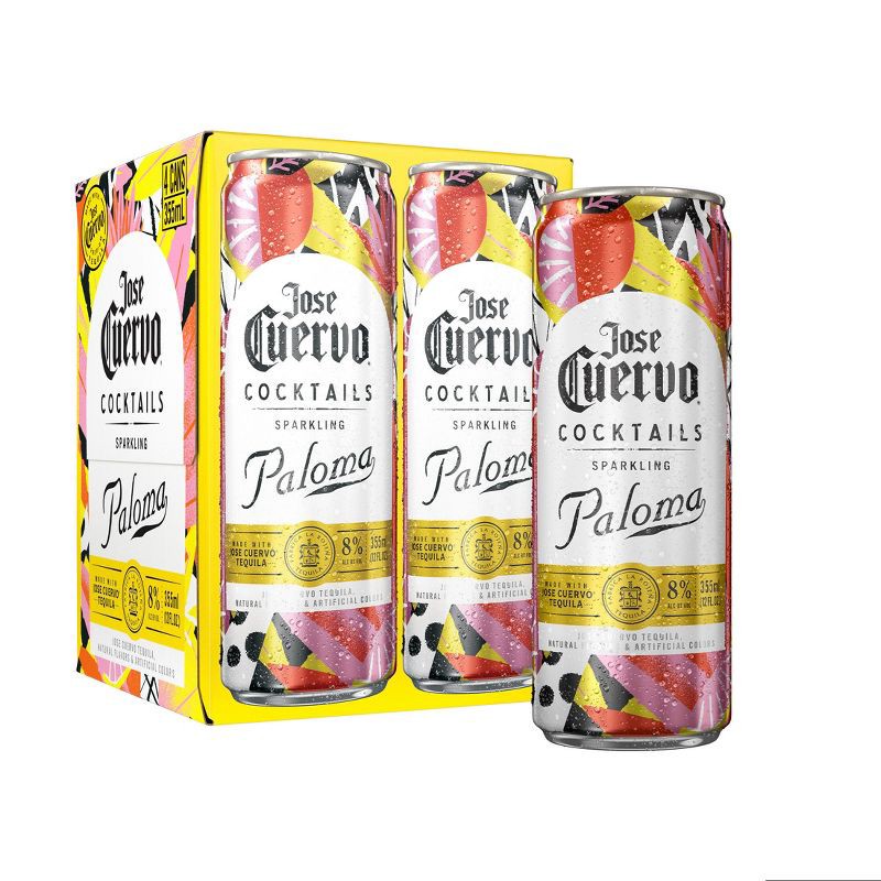 slide 2 of 7, Jose Cuervo Sparkling Paloma Cocktail - 4pk/12 fl oz Cans, 4 ct; 12 fl oz