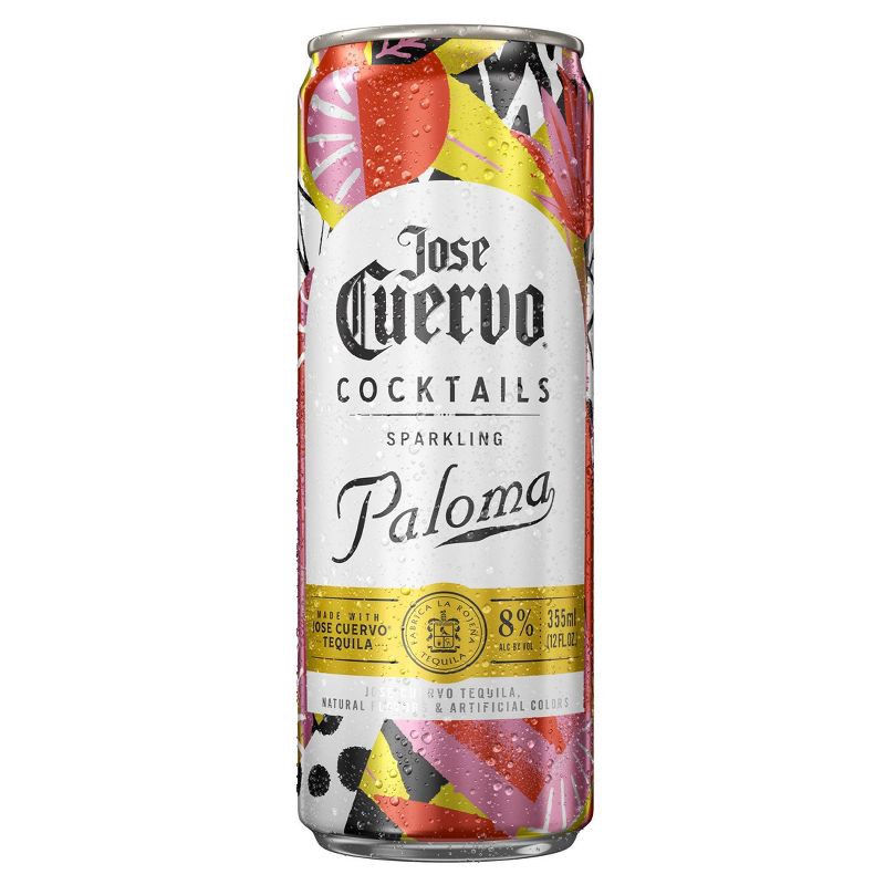 slide 1 of 7, Jose Cuervo Sparkling Paloma Cocktail - 4pk/12 fl oz Cans, 4 ct; 12 fl oz