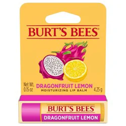 Burt's Bees Dragonfruit Lemon Lip Balm - 0.15oz