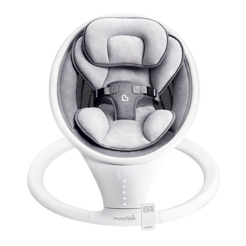 slide 1 of 11, Munchkin Bluetooth Enabled Baby Swing - White, 1 ct