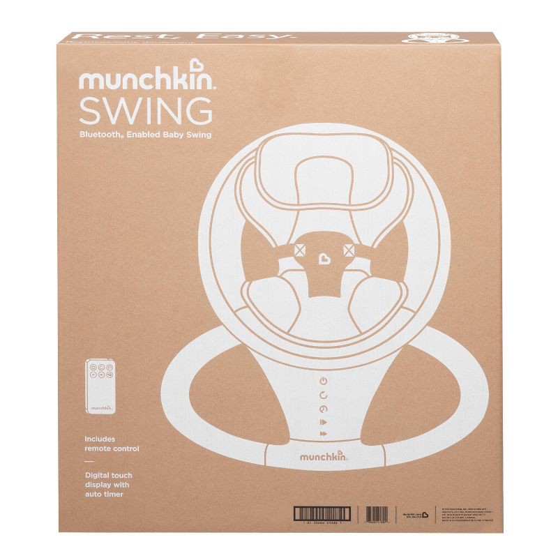 slide 8 of 11, Munchkin Bluetooth Enabled Baby Swing - White, 1 ct