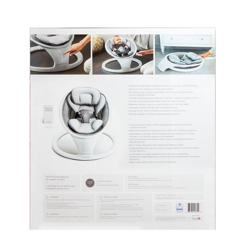 slide 9 of 10, Munchkin Bluetooth Enabled Baby Swing - White, 1 ct