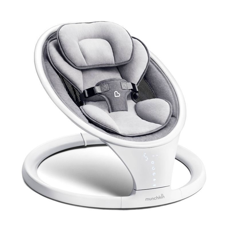 slide 1 of 10, Munchkin Bluetooth Enabled Baby Swing - White, 1 ct