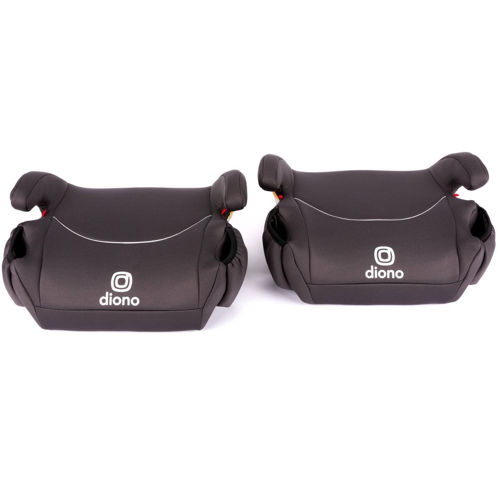 slide 2 of 6, Diono Solana 2pk Backless Booster Car Seat - Charcoal, 1 ct