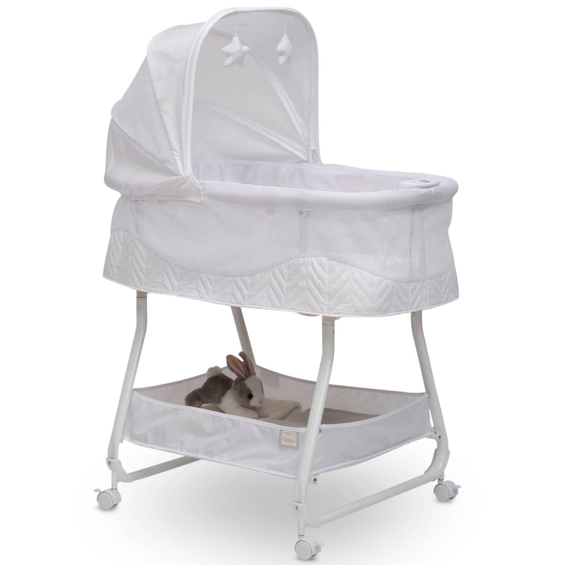 slide 1 of 7, Simmons Kids' Airflow Auto Motion Bassinet Billows, 1 ct