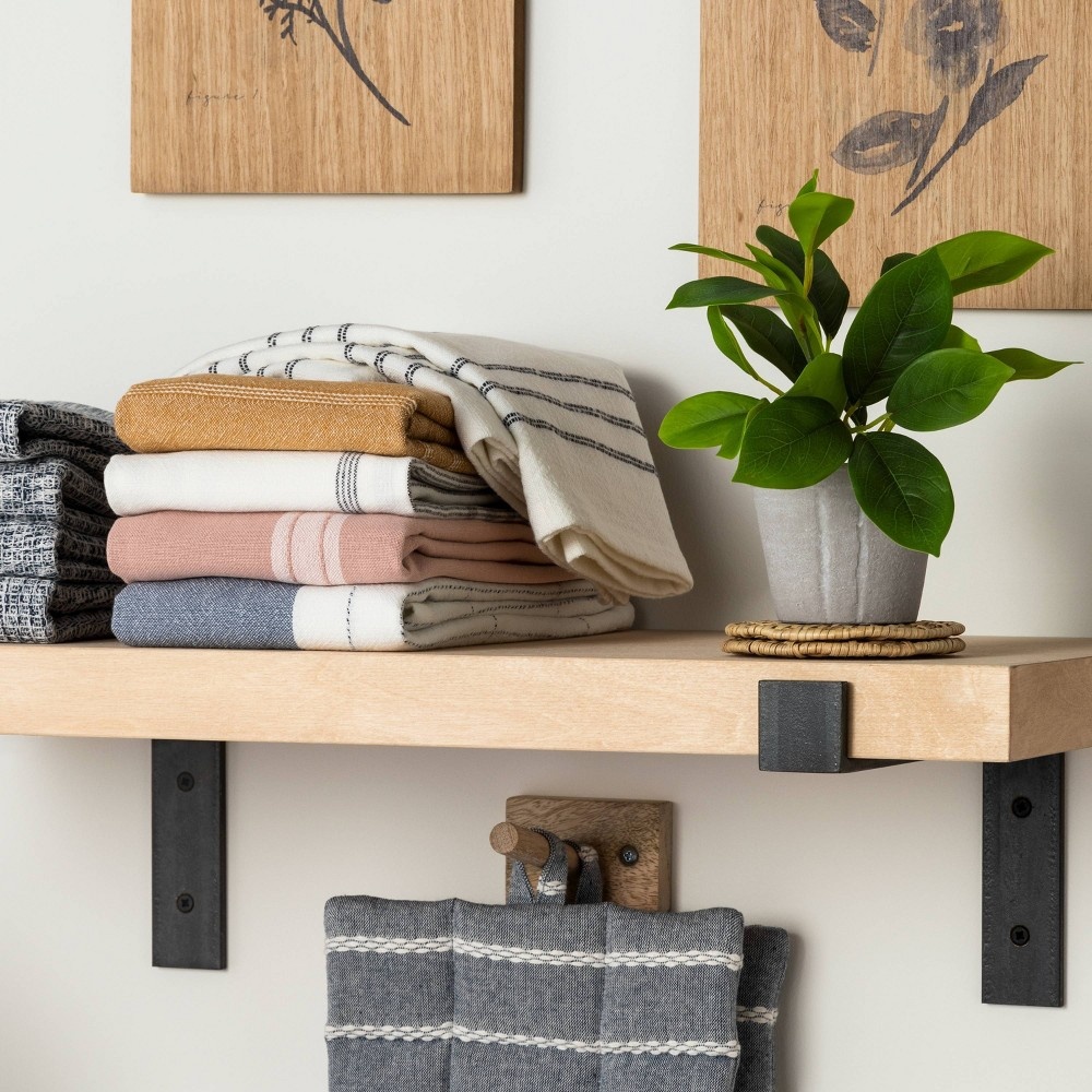 slide 2 of 3, 7" x 7" Mini Faux Azalea Potted Plant - Hearth & Hand with Magnolia, 1 ct