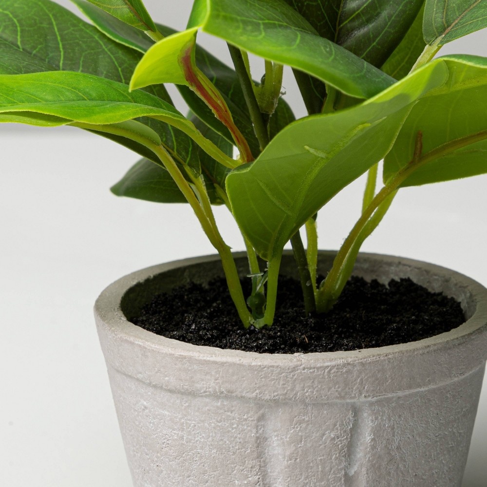 slide 3 of 3, 7" x 7" Mini Faux Azalea Potted Plant - Hearth & Hand with Magnolia, 1 ct