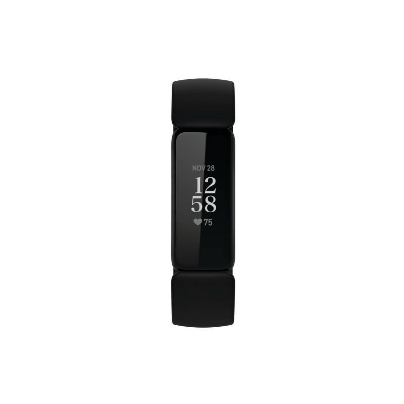 slide 1 of 5, Fitbit Inspire 2 Activity Tracker - Black with Black Band, 1 ct