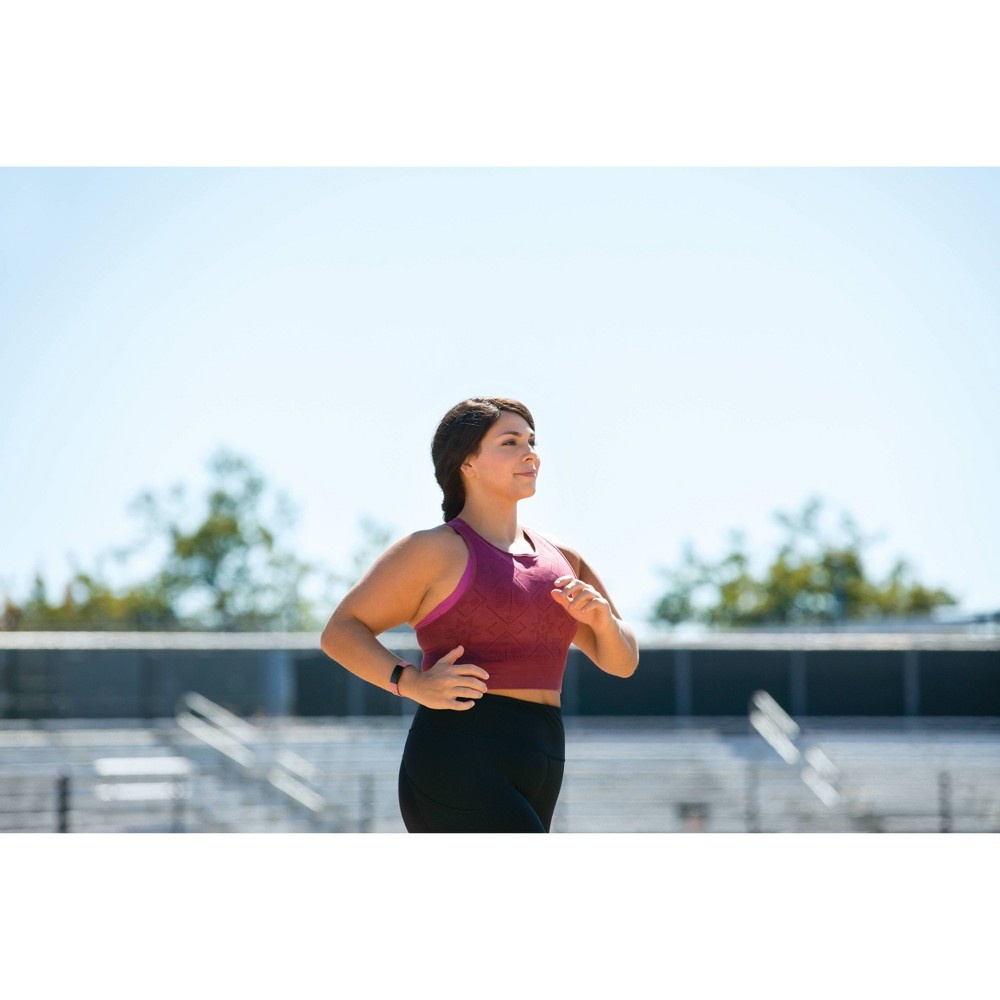 slide 3 of 4, Fitbit Inspire 2 Activity Tracker - Black with Desert Rose Band, 1 ct