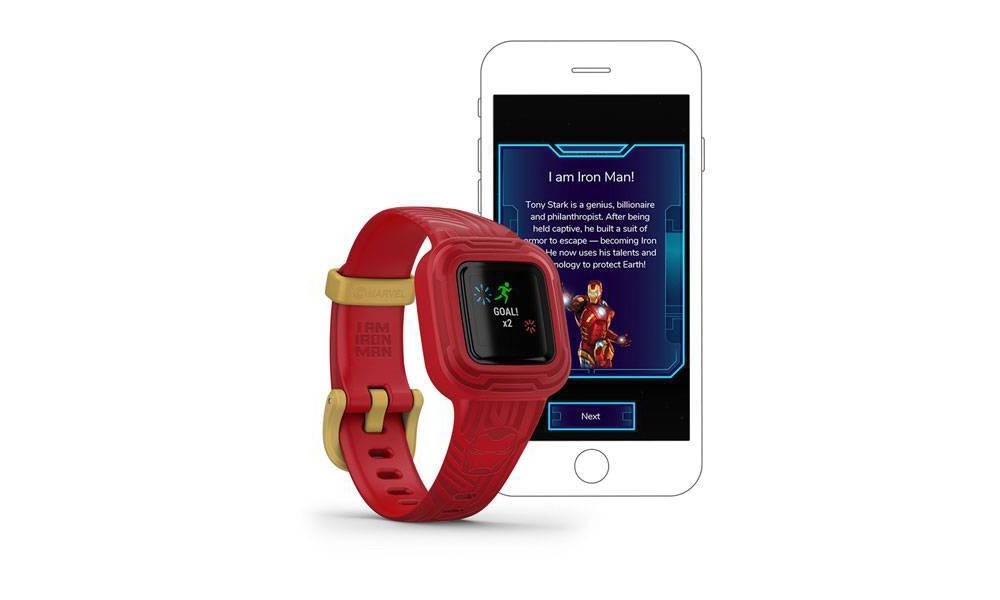 slide 6 of 6, Garmin vivofit jr. 3 Activity Tracker - Iron Man, 1 ct