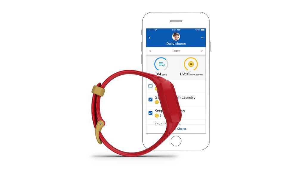 slide 4 of 6, Garmin vivofit jr. 3 Activity Tracker - Iron Man, 1 ct