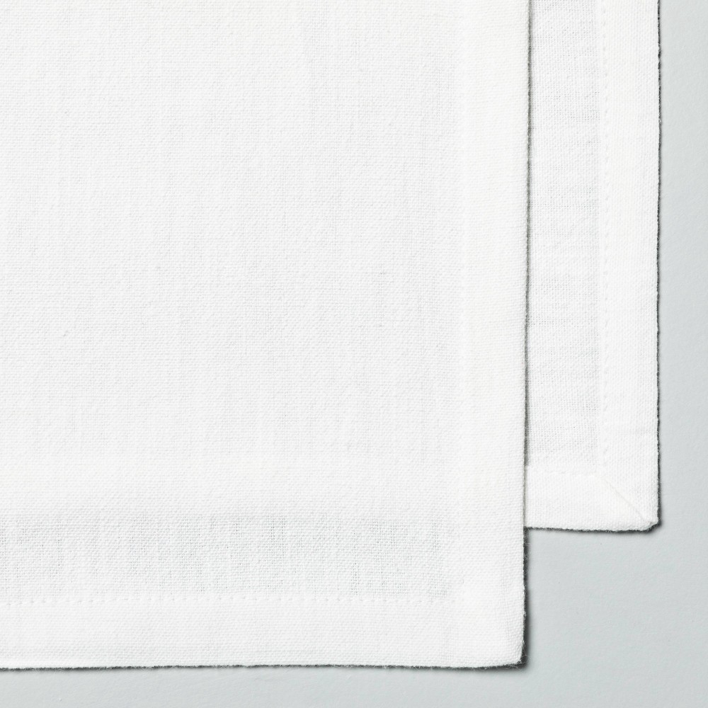 slide 4 of 5, 4pk Solid Cotton Napkin Set Sour Cream - Hearth & Hand with Magnolia, 4 ct