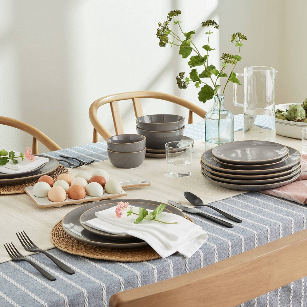 slide 5 of 5, 4pk Solid Cotton Napkin Set Sour Cream - Hearth & Hand with Magnolia, 4 ct