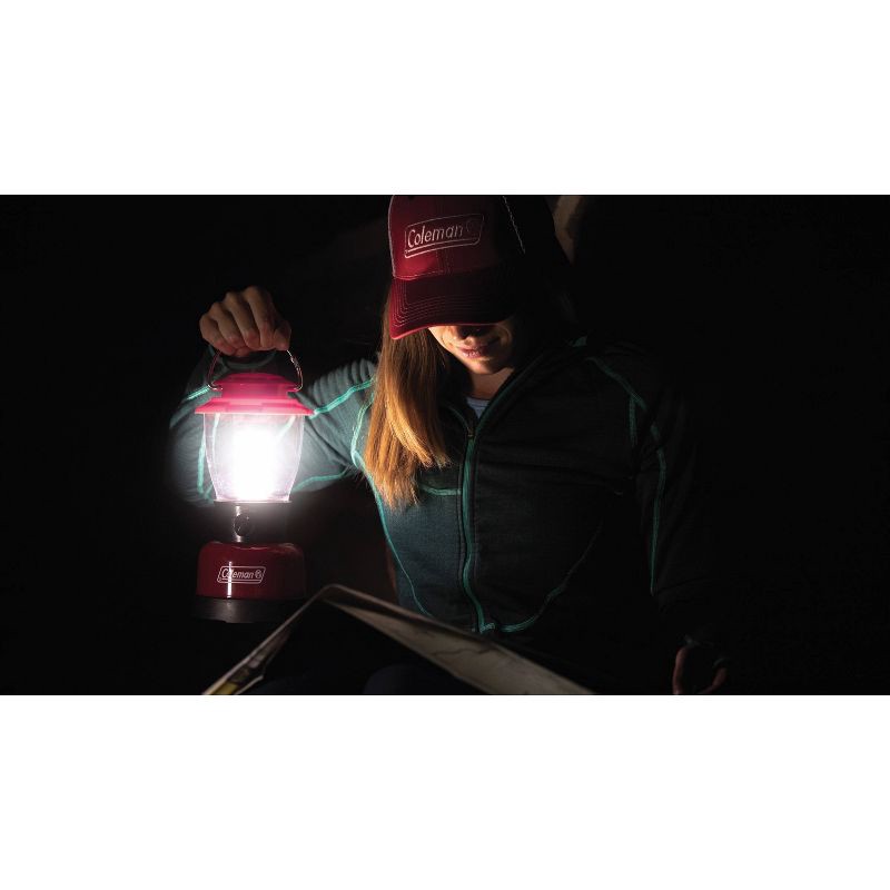 slide 2 of 3, Coleman Classic 400 Lumens LED Lantern - Red, 1 ct