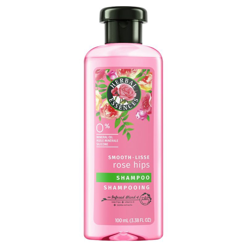 slide 1 of 6, Herbal Essences Travel Size Smooth Shampoo with Rose Hips & Jojoba Extracts - 3.38 fl oz, 3.38 fl oz