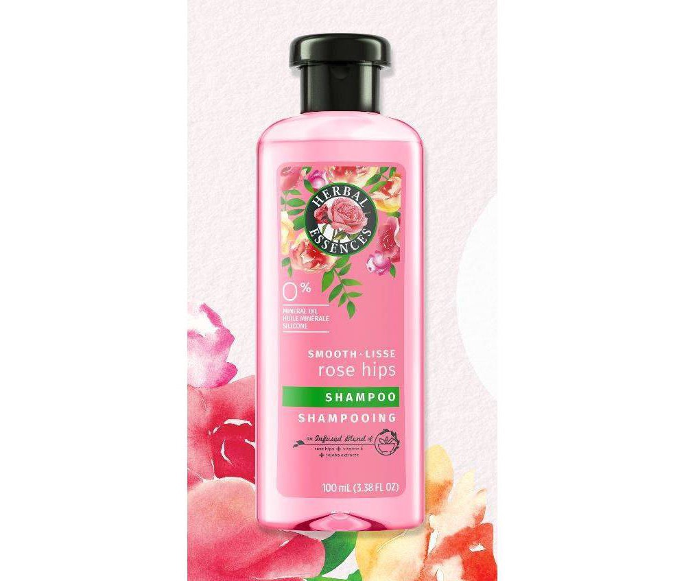 slide 4 of 11, Herbal Essences Travel Size Smooth Shampoo with Rose Hips & Jojoba Extracts - 3.38 fl oz, 3.38 fl oz