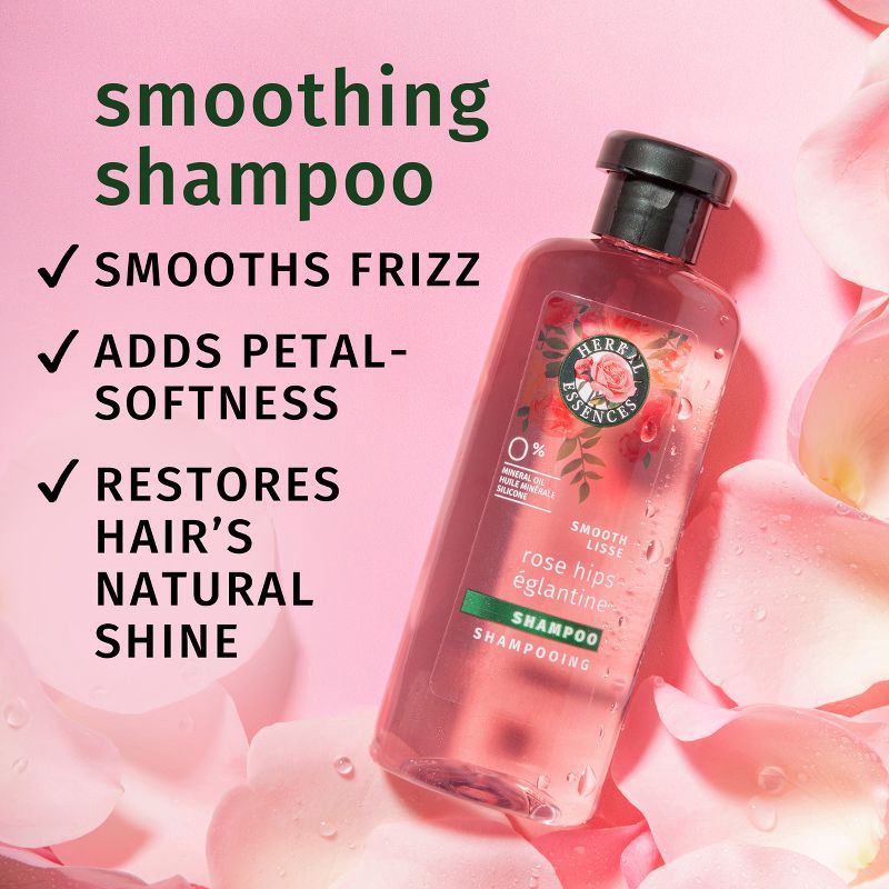 slide 3 of 9, Herbal Essences Travel Size Smooth Shampoo with Rose Hips & Jojoba Extracts - 3.38 fl oz, 3.38 fl oz
