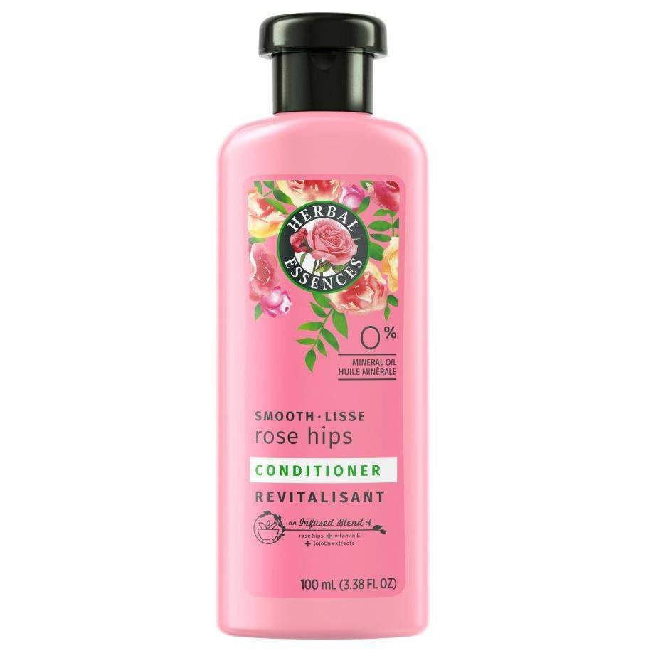 slide 1 of 3, Herbal Essences Travel Size Smooth Conditioner with Rose Hips & Jojoba Extracts - 3.38 fl oz, 3.38 fl oz