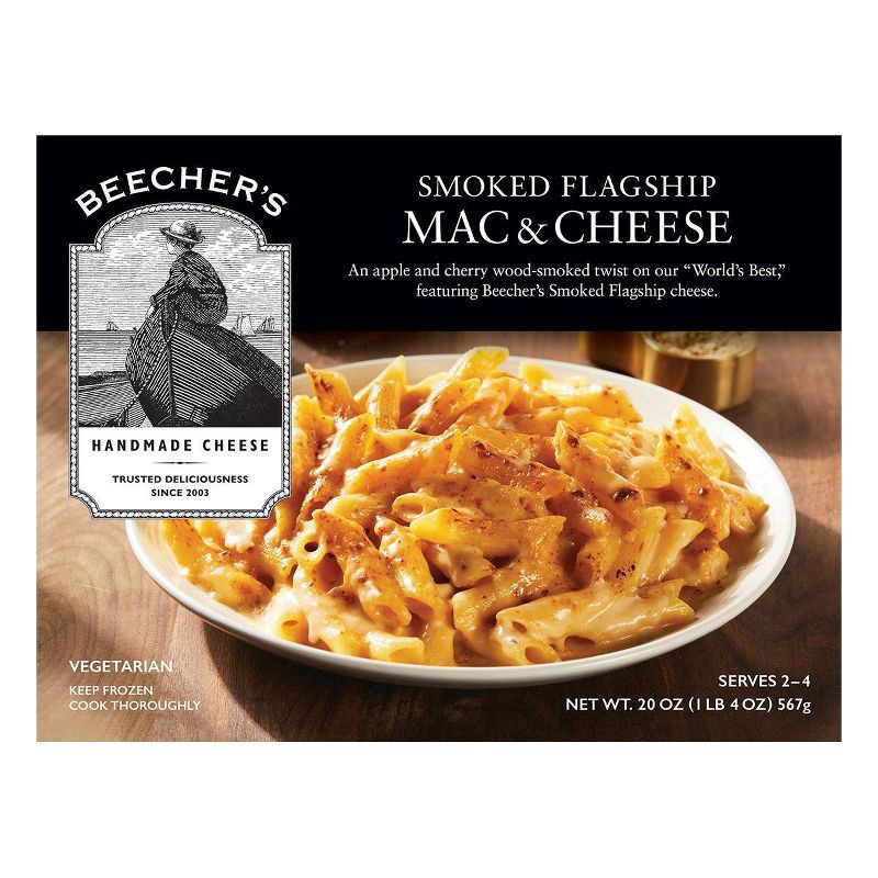 slide 1 of 5, Beecher's Handmade Cheese Frozen Smoked Flagship Mac & Cheese - 20oz, 20 oz