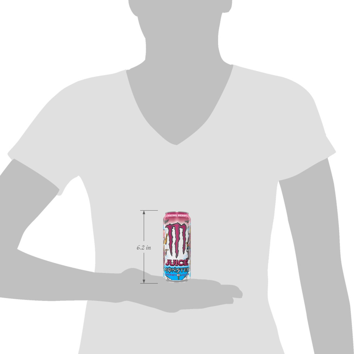 slide 10 of 10, Monster Energy Energy + Juice Viking Berry Energy Drink 16 fl oz, 16 fl oz