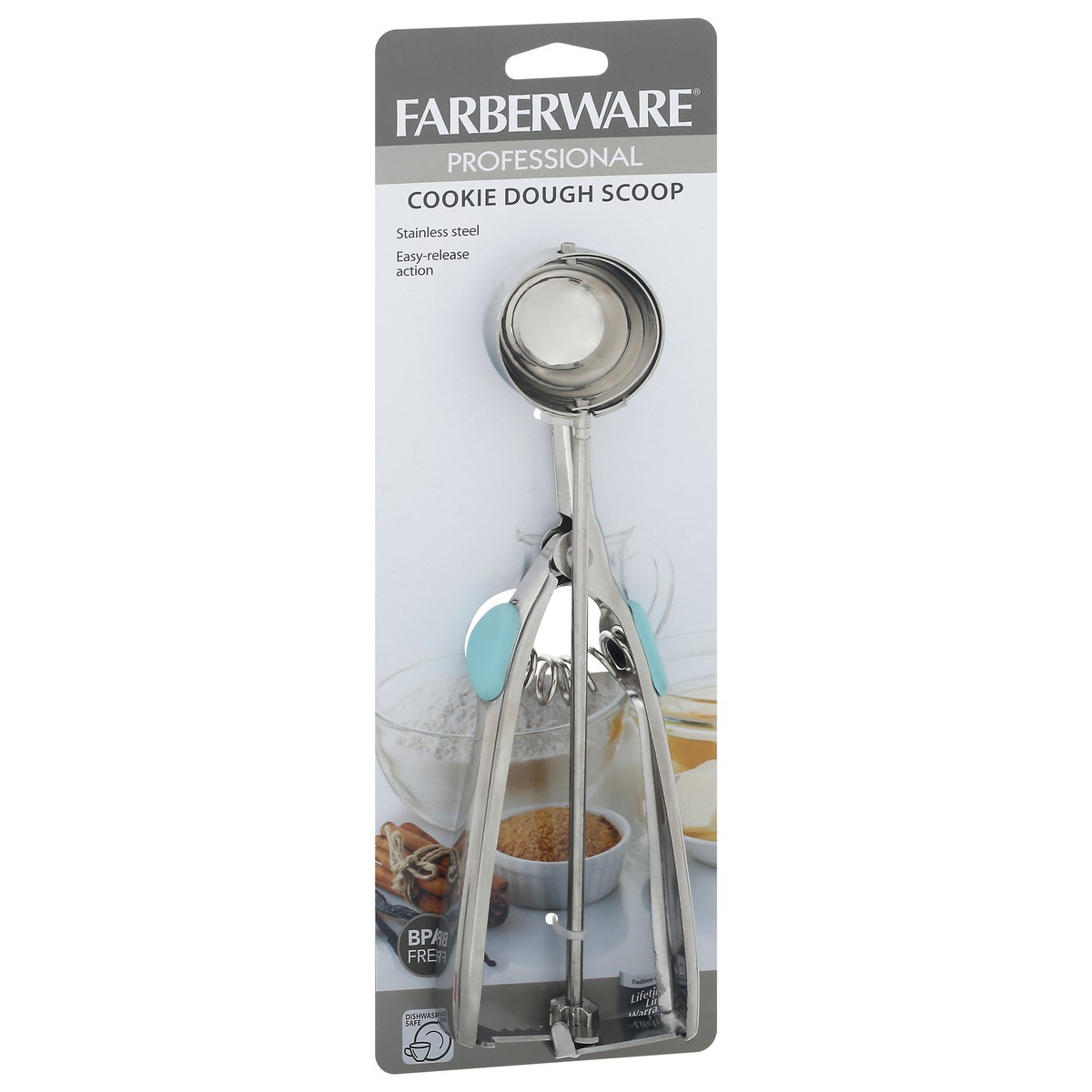 slide 2 of 9, Farberware Professional Stainless Steel Cookie Dough Scoop 1 ea Card, 1 ct