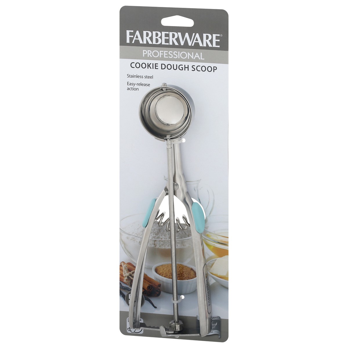 slide 3 of 9, Farberware Professional Stainless Steel Cookie Dough Scoop 1 ea Card, 1 ct