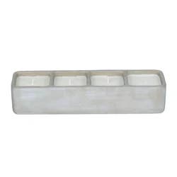 Kensington Cement Quad Citro Candle 36oz