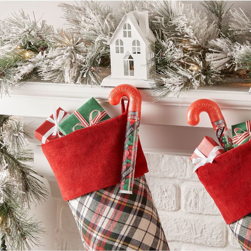 slide 5 of 8, HERSHEY's Candy Coated Chocolate Filled Plastic Christmas Cane - 1.4oz, 1.4 oz