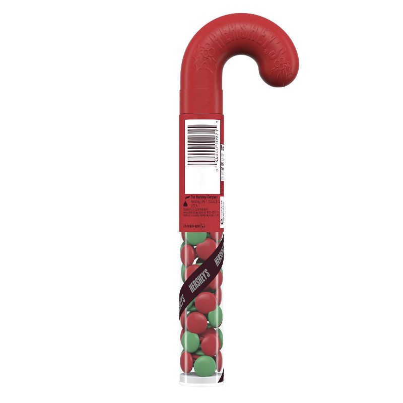 slide 8 of 8, HERSHEY's Candy Coated Chocolate Filled Plastic Christmas Cane - 1.4oz, 1.4 oz