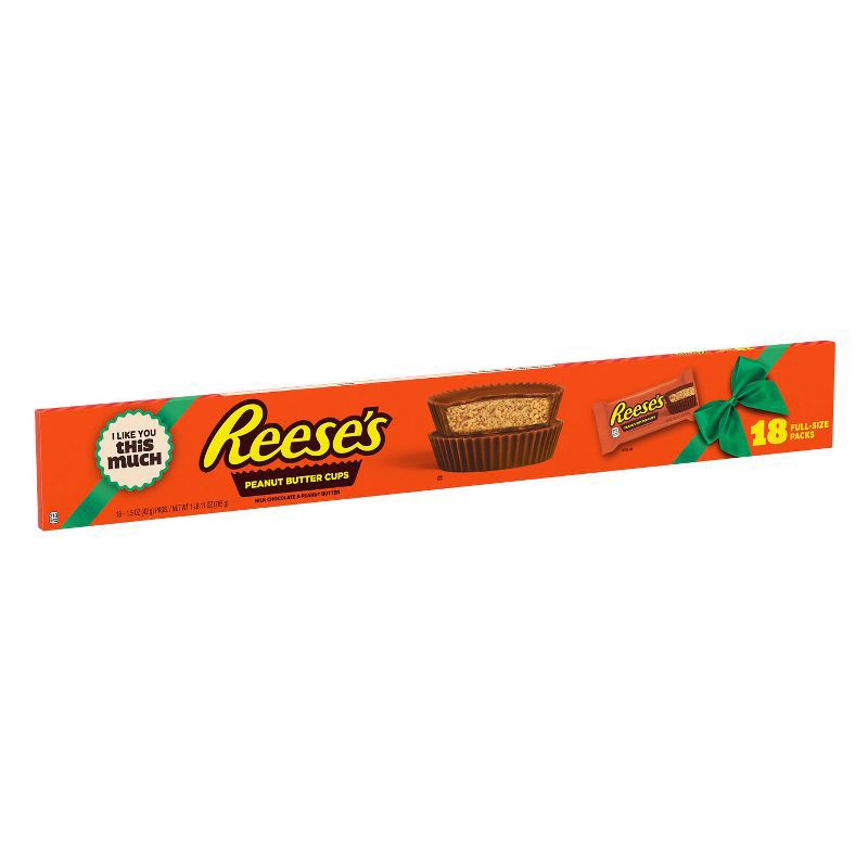 slide 2 of 7, Reese's Peanut Butter Cups Christmas Candy Yardstick - 27oz/18ct, 27 oz, 18 ct