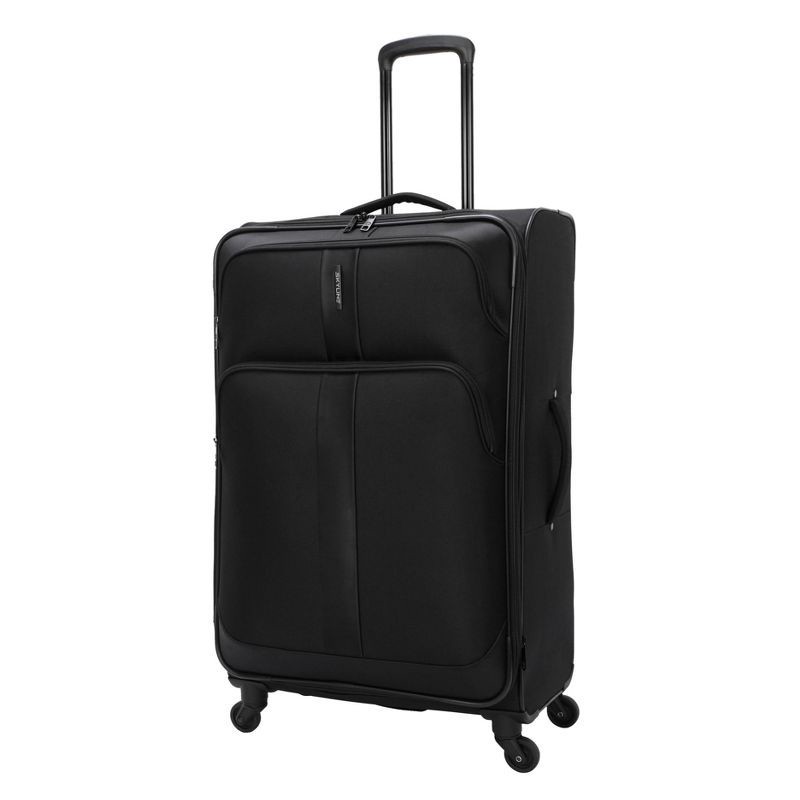 Skyline Softside Checked Spinner 5pc Luggage Set Black 5 ct Shipt