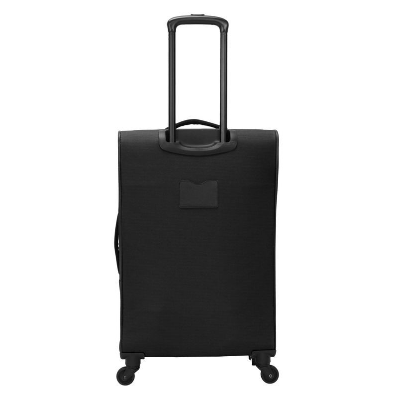 Skyline Softside Checked Spinner 5pc Luggage Set Black 5 ct Shipt