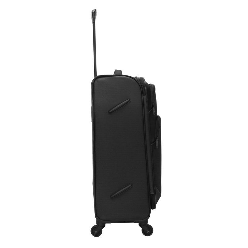 slide 14 of 32, Skyline Softside Checked Spinner 5pc Luggage Set - Black, 5 ct