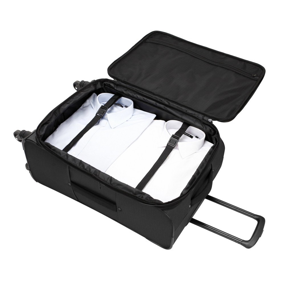 Skyline Softside Checked Spinner 5pc Luggage Set Black 5 ct Shipt