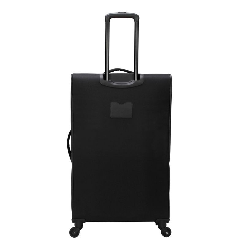 slide 4 of 32, Skyline Softside Checked Spinner 5pc Luggage Set - Black, 5 ct