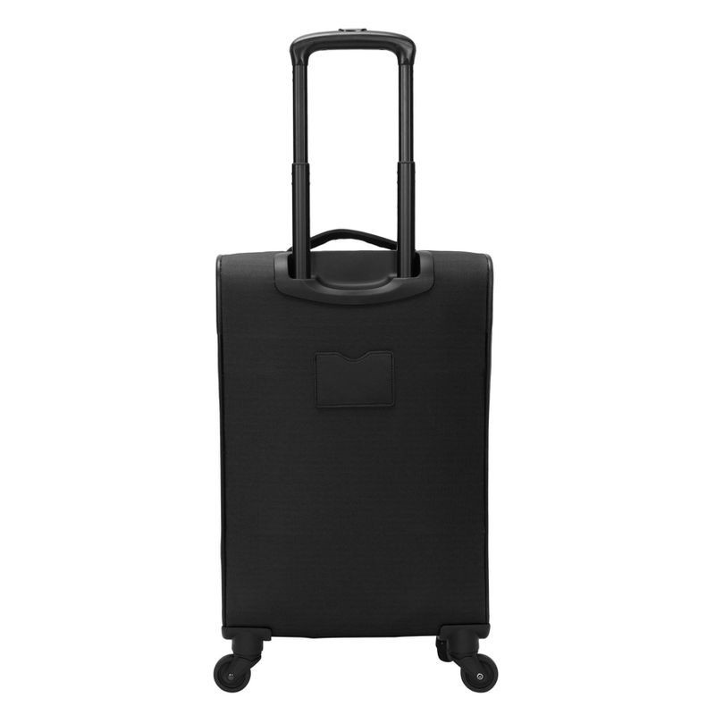 slide 22 of 32, Skyline Softside Checked Spinner 5pc Luggage Set - Black, 5 ct