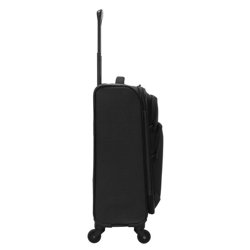 slide 23 of 32, Skyline Softside Checked Spinner 5pc Luggage Set - Black, 5 ct