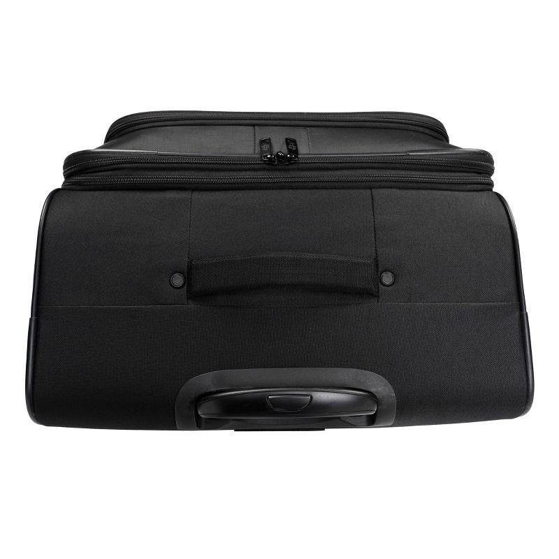 slide 8 of 32, Skyline Softside Checked Spinner 5pc Luggage Set - Black, 5 ct