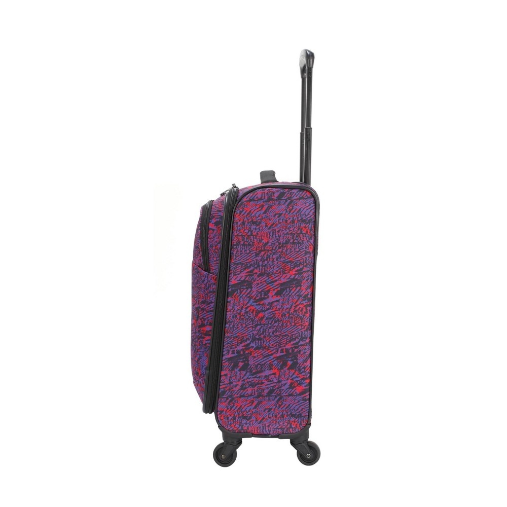 slide 4 of 13, Skyline Softside Spinner 3pc Luggage Set - Purple Sketch Print, 3 ct