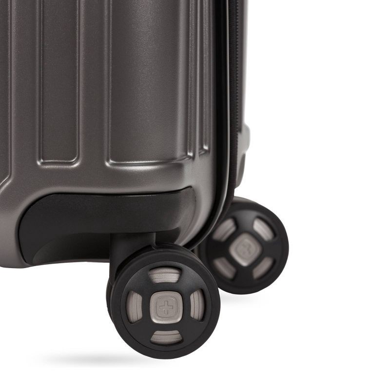 slide 12 of 12, SWISSGEAR Ridge Hardside Large Checked Suitcase - Gray, 1 ct