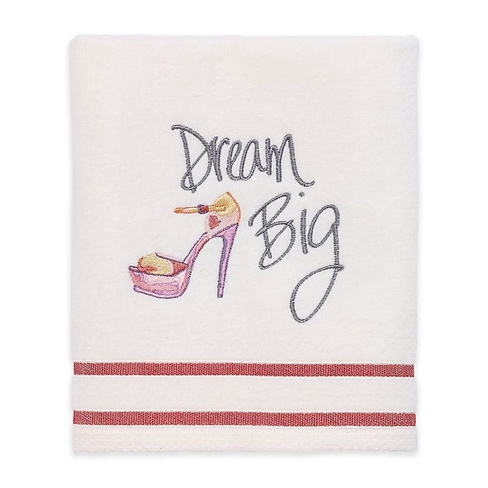 slide 1 of 1, Avanti Dream Big Hand Towel - White, 1 ct